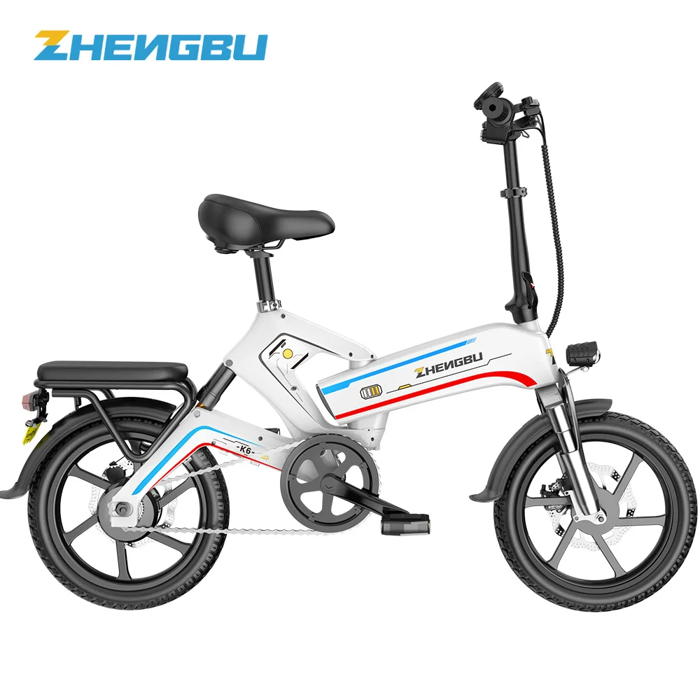 Power Lithium Battery Folding E Bike/folding Electric Bike /mini Bicycle/foldable Ebike 2021 Zhengbu Green 250w MINI Ce K6 36V