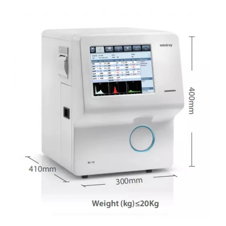 Mindray BC10 CBC+3-DIFF Blood Cell Counter 3-part Automatic Hematology Analyzer Mindray BC20S BC10
