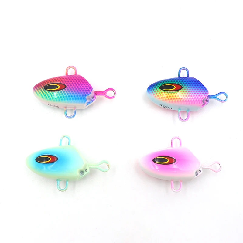 Luminous Inferno Moon Head Lead Fish Head Boat Fishing Sea Fishing Road Fishing Lure 100g250g Striped Bass Iron Lure