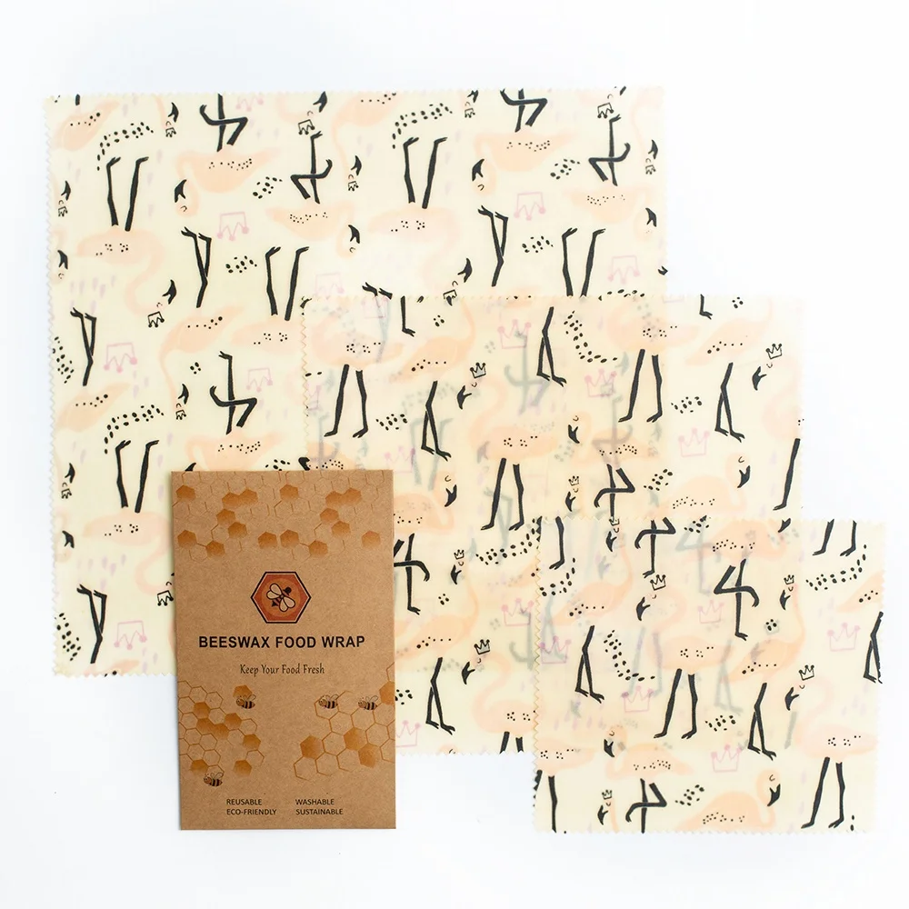 
Eco Friendly Reusable Beeswax Food Wrap Sustainable Zero Waste 