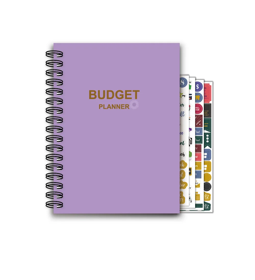 Ready to Ship 2025 A5 Budget Planner - Monthly Finance Organizer Notebook With Sticker