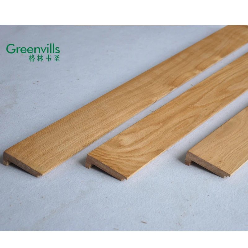 Greenvills flooring accessory stair boards natural oak solid wood stair nosing