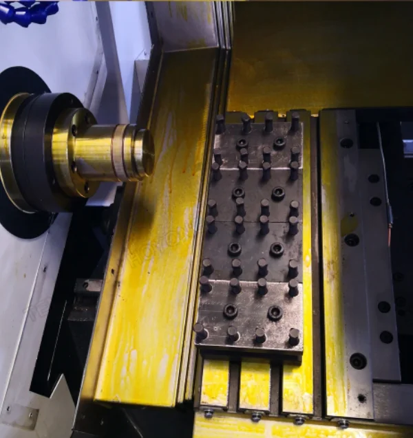 CNC Lathe Machine Price with Bar Feeder 12-Station Servo Hydraulic Rotary Turret