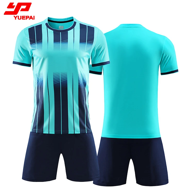 Soft New Design thailand Original Custom blank Team Football Shirt Uniform 100% Polyester Soccer Jersey