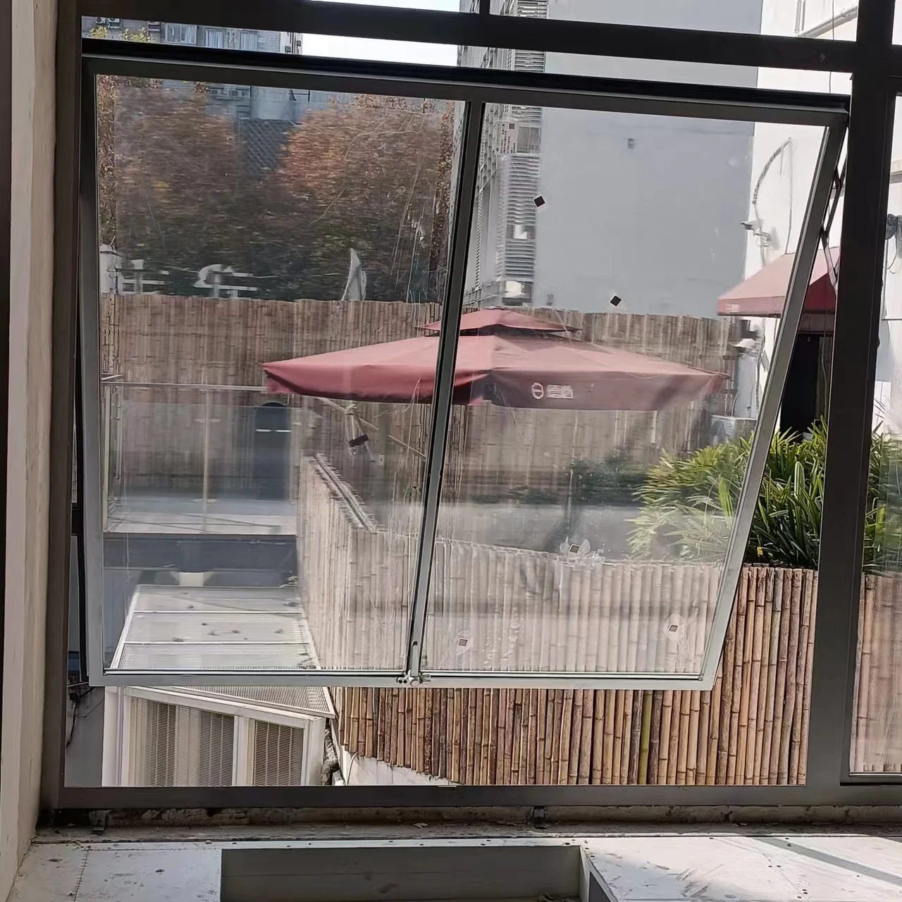 wrought Customized  steel Double Glazed Glass Vertical Sliding Window Double Single Hung Window