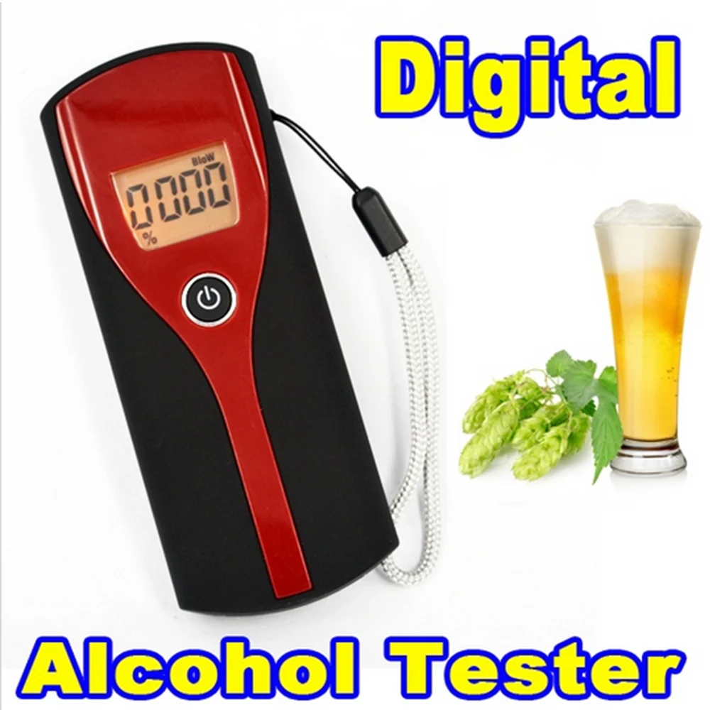 Portable  LCD Display Digital alcohol tester High Accuracy Drive Safety Alcohol Tester Breathalyze Tester