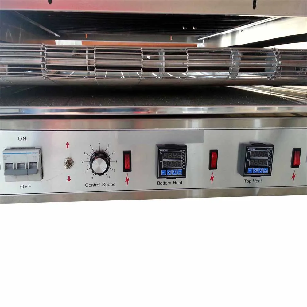 Conveyor Belt Oven Electric Bread Making Machine Hot Air Conveyor Belt Oven
