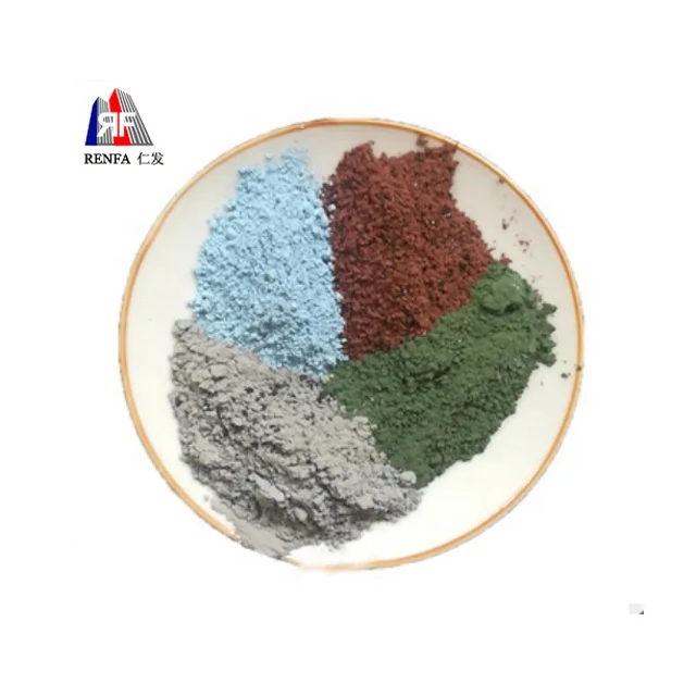 Colorful concrete floor hardener for concrete stamp