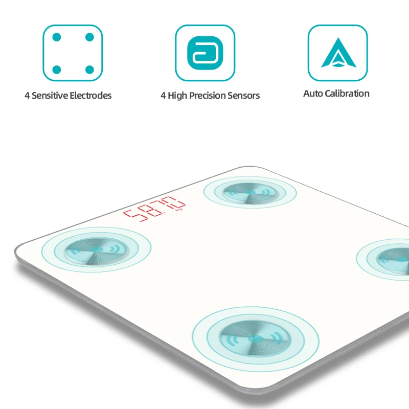 Eb8217 Wireless Products Body Smart Fat Analyzer Cheap Body Fat Scale With Free App