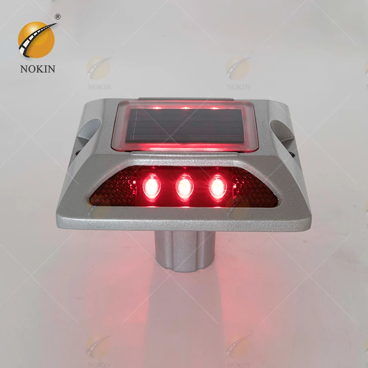 IP68 Водонепроницаемая Солнечная Дорожная шпилька с хвостовиком металлический отражающий кошачий глаз со светодиодными огнями для автомагистралей, аэропорта, умные мигающие дорожные шпильки