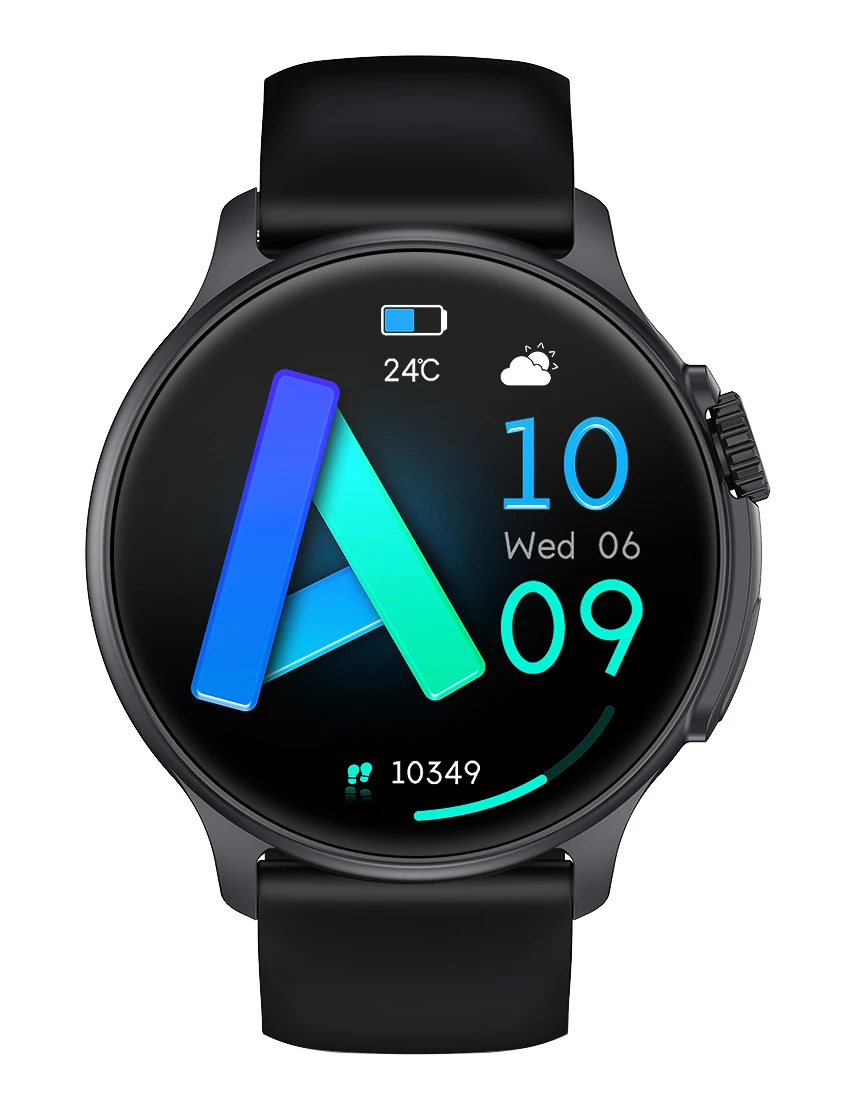 Sport Smart Watch Mode 360 Mah Long Battery Life 1.43 Inches Bt Calls Monitoring Amoled Screen Calorie Smartwatch K58