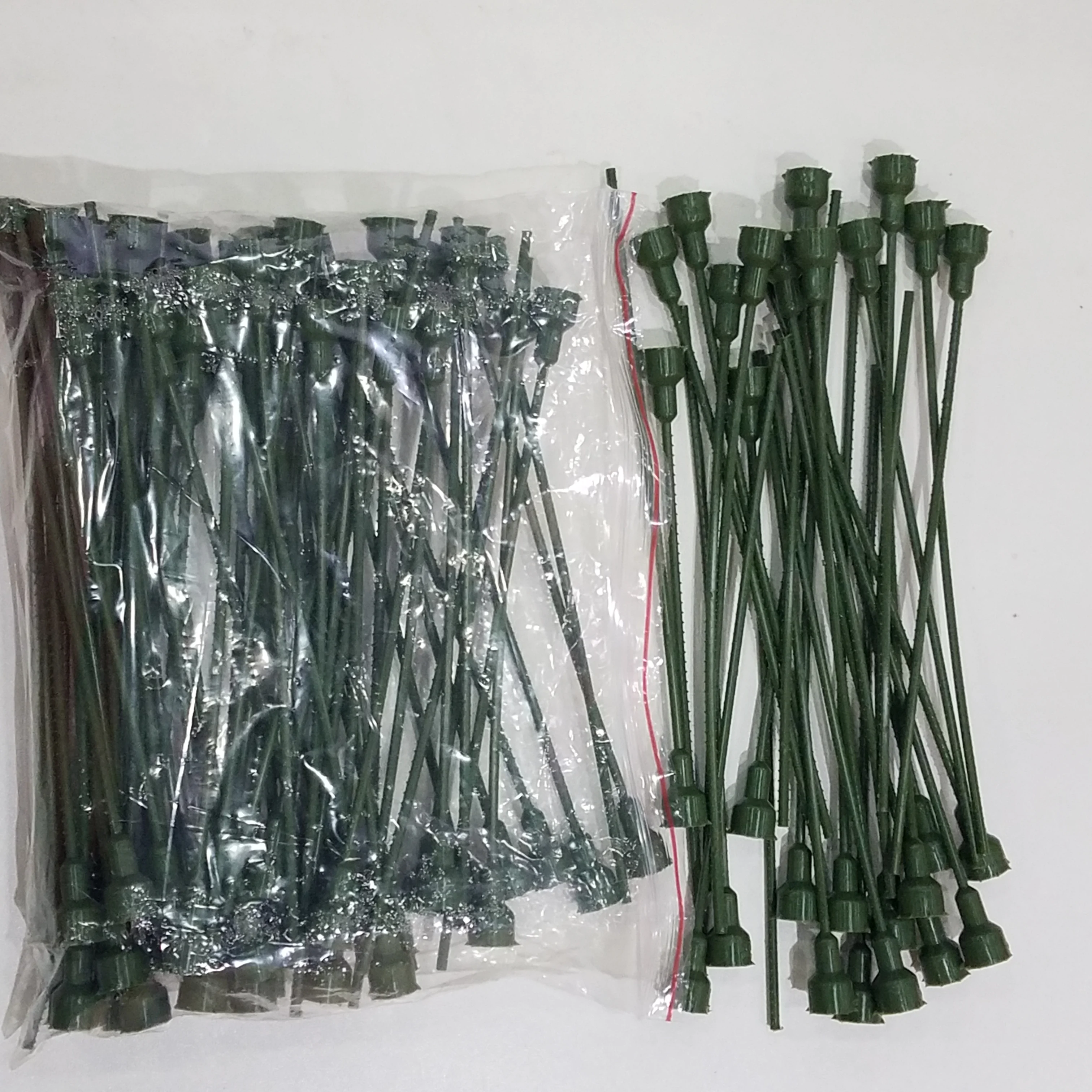 
Artificial rose stem floral holder plastic rose stems for bloom fresh blossom 