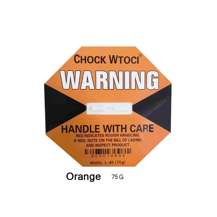 Tamperproof Serialized Acrylic Impact Price Shock Action Indicator Label