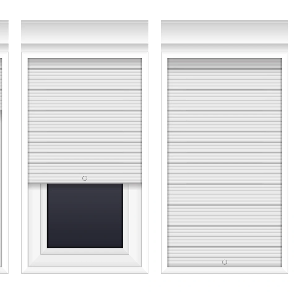 Rolling Up Type Security Manual Or Electric Operation Aluminum Window Rolling Shutters