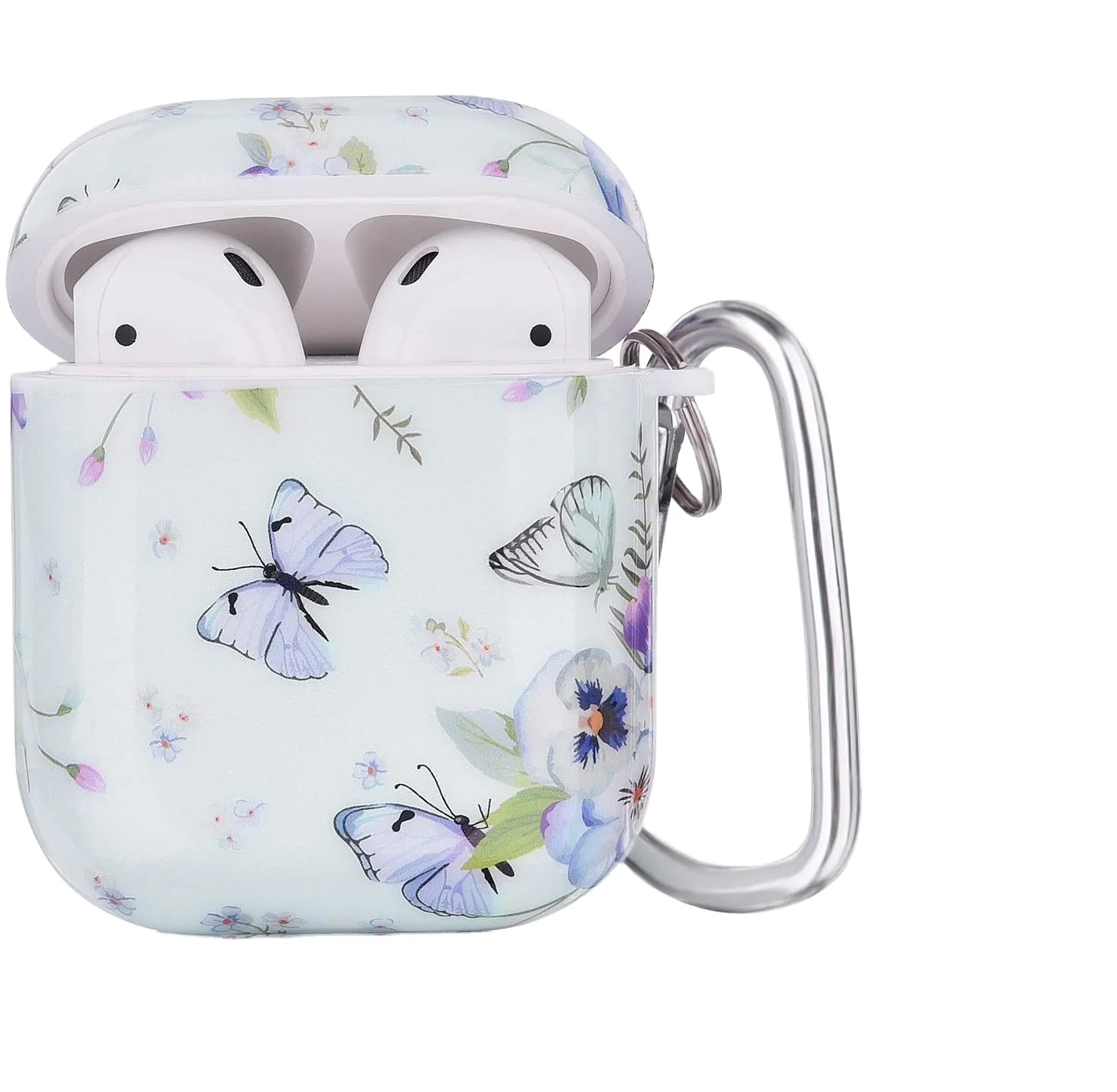 Чехол для Airpod, дизайнерский чехол для Apple AirPod 2 1, полностью защитный чехол с брелоком, милый противоударный чехол для девушек и мужчин, чехол для Airpod