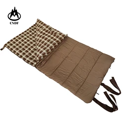 middle east big size khaki canvas flannel, hunting, water resistant cheap winter warm muslim desert sleeping bag