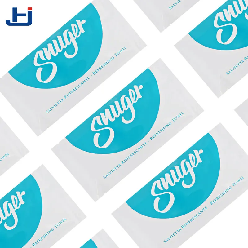 Wholesale disposable custom packing hand sports mini refreshing towels wet wipes