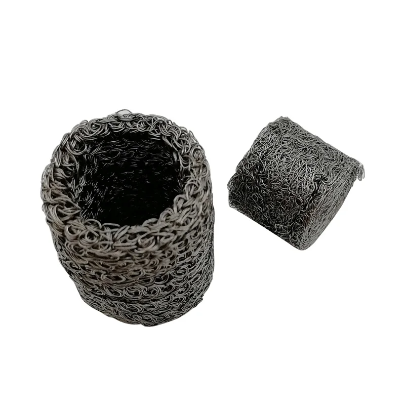 Износостойкое вязаное проволочное Сетчатое кольцо высотой 40 мм