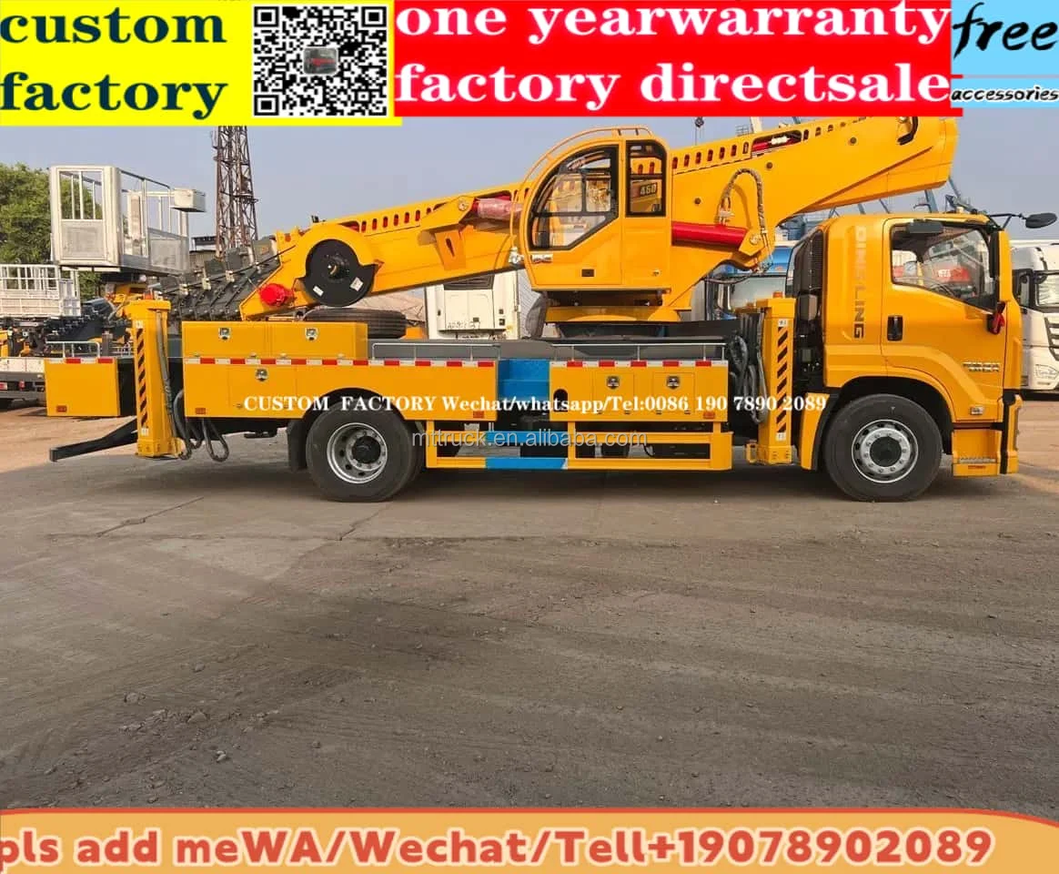 4x2  diesel Factory sales isuzuzu 45m aerial work platform truck high quality diesel aerial work truck
