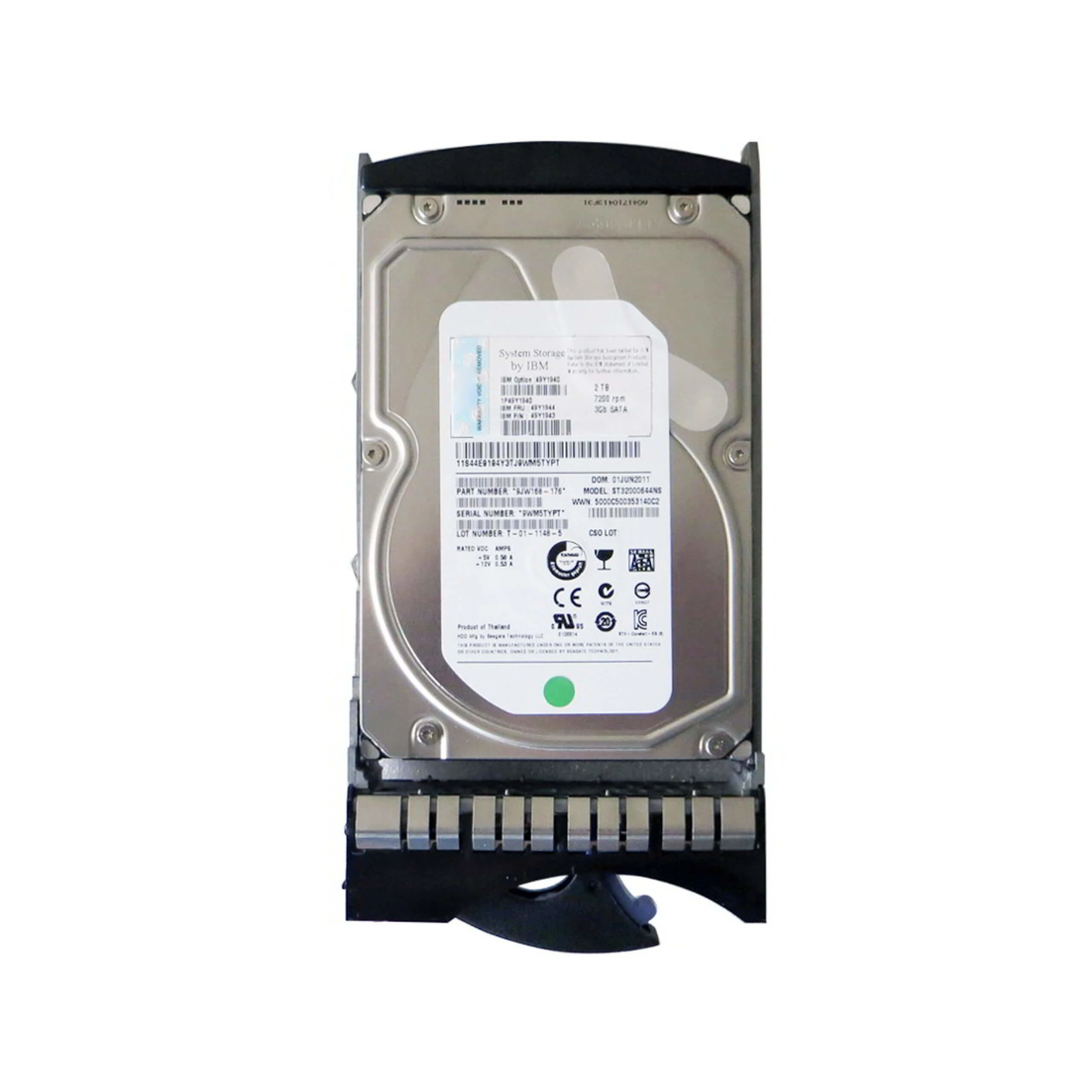 
Жесткие диски N9X93A 2 ТБ 12G SAS 3,5 7,2 K MDL MSA 841502-001, серверный жесткий диск, корпоративный SSD HDD в наличии 