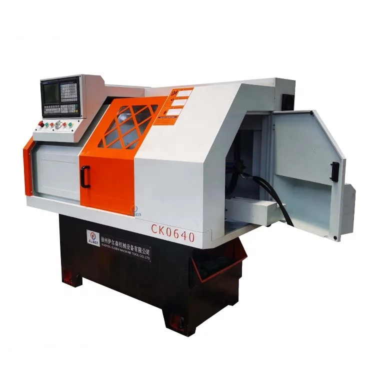 ck0640 2axis flat bed lathe small cnc lathe machine