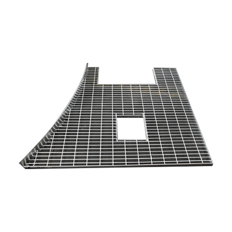 Custom Galvanized Steel Grate Metal Grating Outdoor Walkway Bridge Solution with Graphic Design Capability