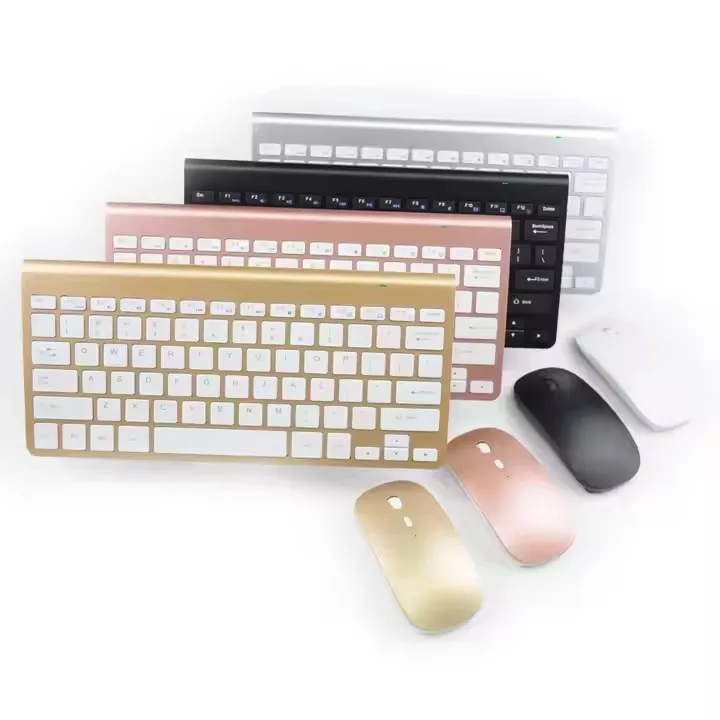 In stock 2.4G Mini Keyboard Mouse Combos Mouse Gaming Wireless Portable Wireless 78 keys Keyboard Mouse Set for Laptop