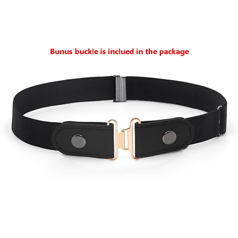 New Design Elastic Waist Belt No Buckle Stretch Belt For Women