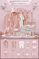 20PCS/22pcs Unisex Newborn Baby Clothes Set Baby girl clothes Gifts Set