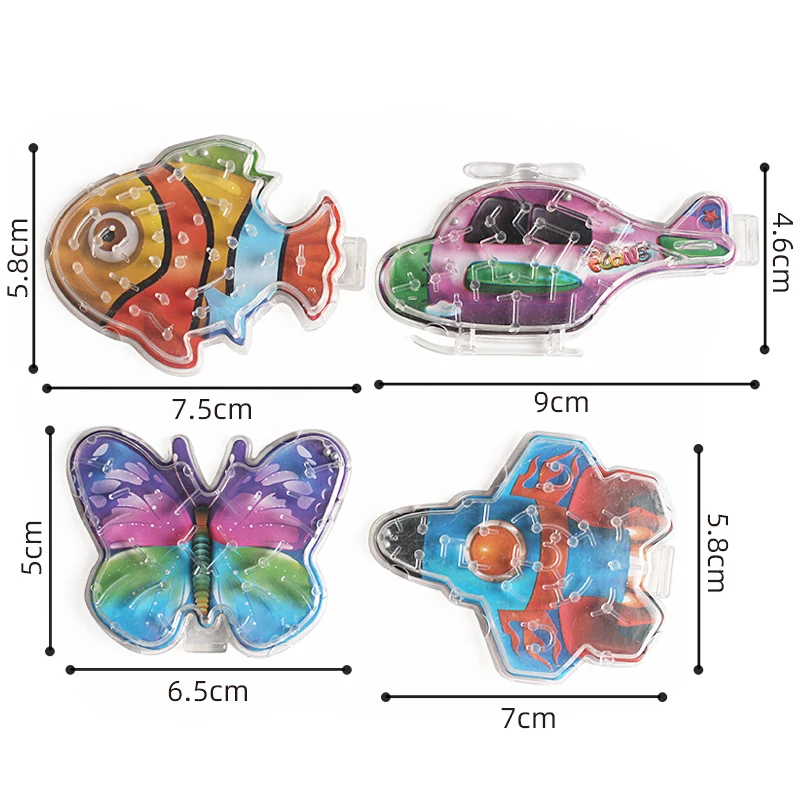 New Product China Food Promotional Gift Plastic Maze Game Small Toys Mini Plastic Kids From Direct Toy Suppliers