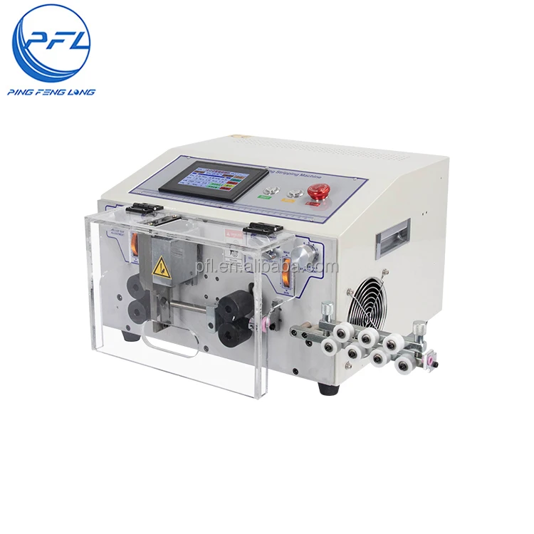 PFL-03ENS High Quality Large Automatic Wires Stripper Factory Price 8mm Wire Cutting and Stripping Machine