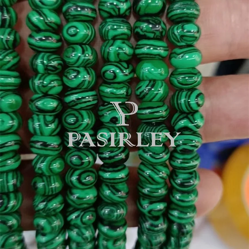Pasirley 5x8mm Perfect Quality Faceted Abacus Gemstone Beads Natural Stone Jewelry Making Mix Color Bracelet Production Size 8mm