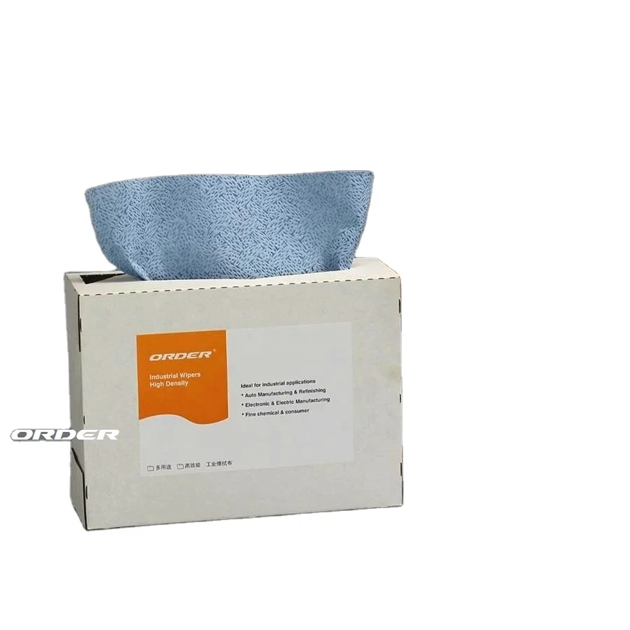 Wholesale Durable Custom High quality Interfold pop up box Melt blown PP absorbent oil industrial Degreasing Wipes