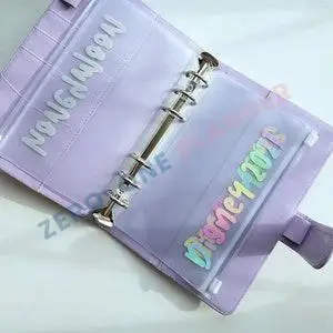 Индивидуальный заказ A6 binder planner кассовые книги вбрасывание составление бюджета система экономии денежных средств конвертов из искусственной кожи