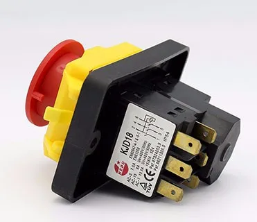 KEDU High Quality Three Phase Waterproof Electromagnetic Push Button Switch With CE,TUV Approved KJD18