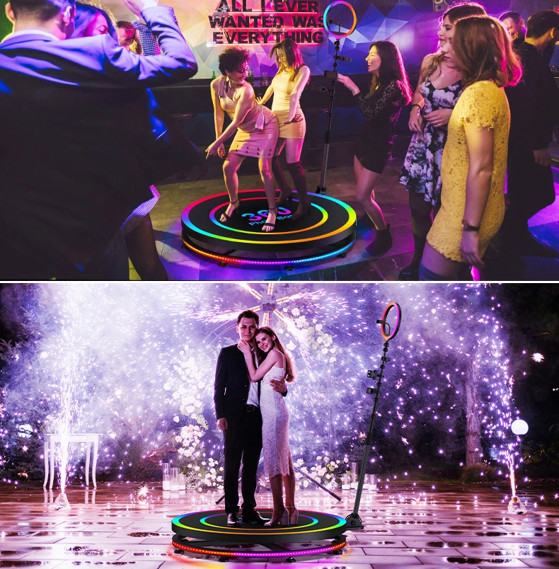 Dropshipping Portable Slow Motion Video Camera 369 Photobooth 360 Photo Booth Automatic Remote Control Anti Shake Machine Manual