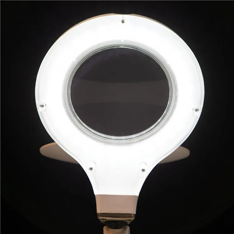 Best Selling Magnifying Glasses Lights Foldable Dimming Modes Power Supply Desk Magnifying Lamp