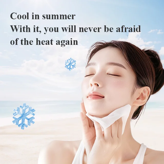 Customize your Logo Cooling wipes Use In Summer in Hot Days to Cooling and Comfortable