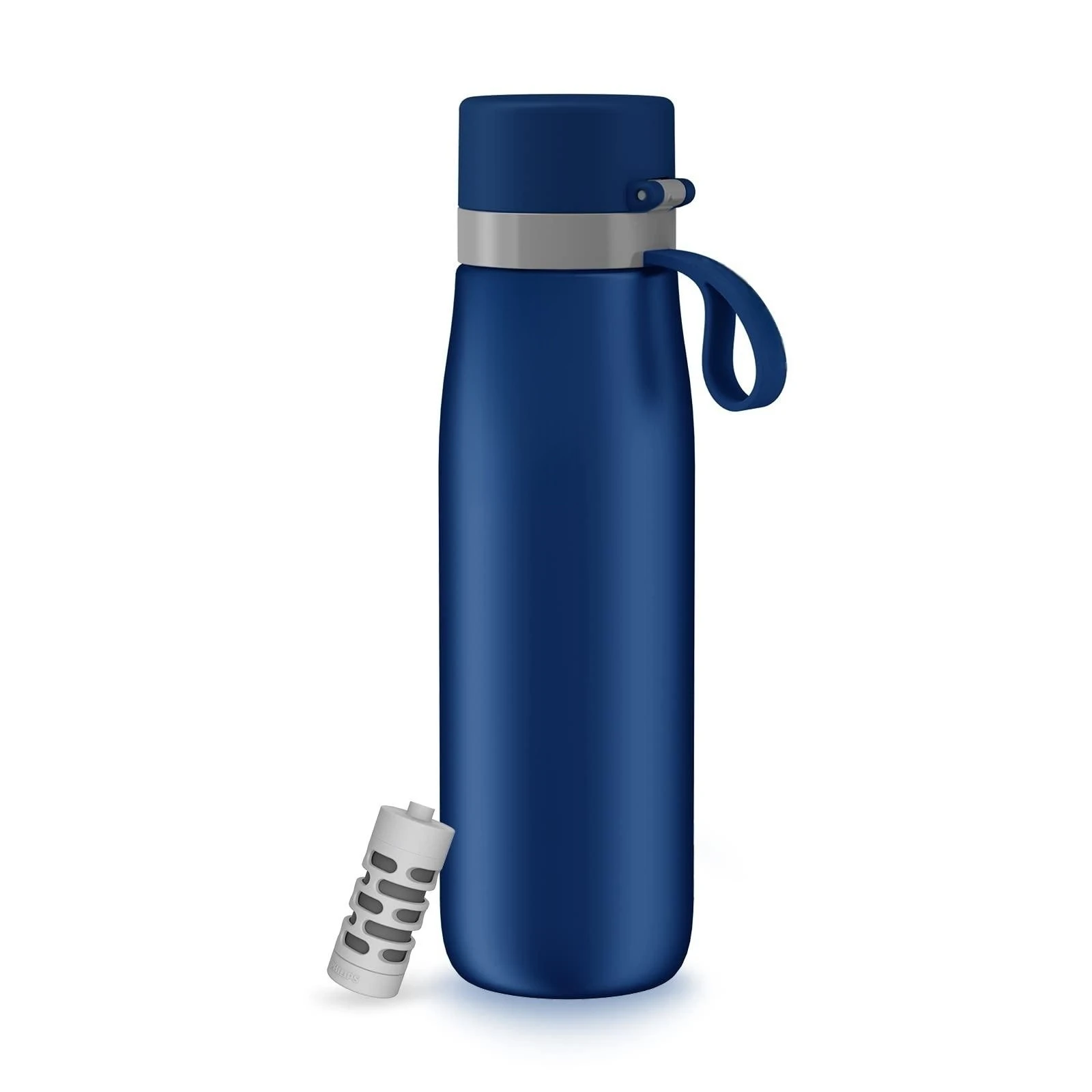Portable Outdoor Activity Carbon And Stainless Steel Filtered Water Filter Bottle With Filter