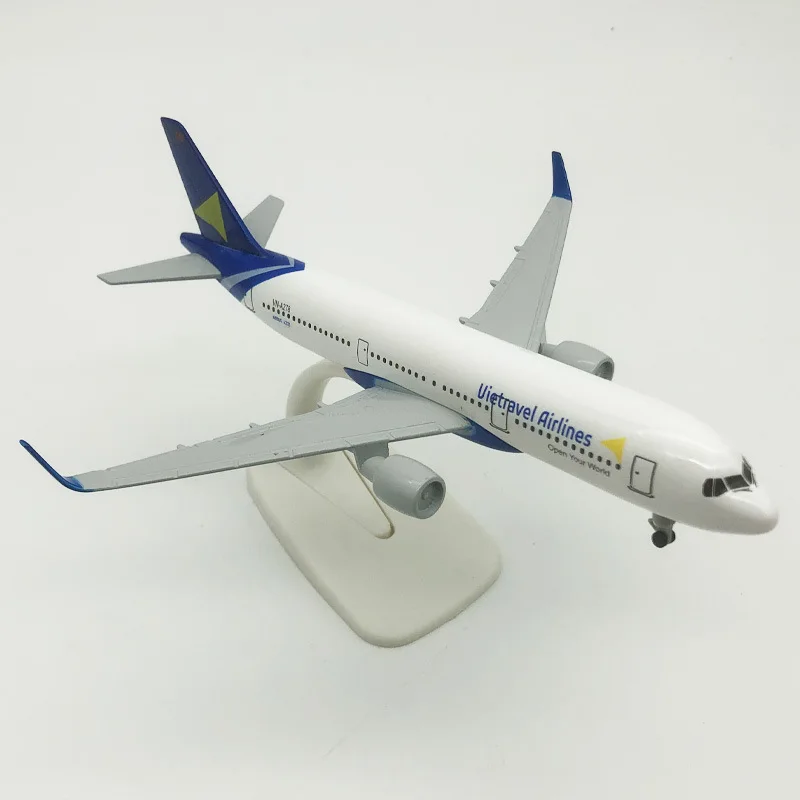 Новинка 20 см сплав металла вьетнамская авиа-авибус 321 A321 модель самолета подарки