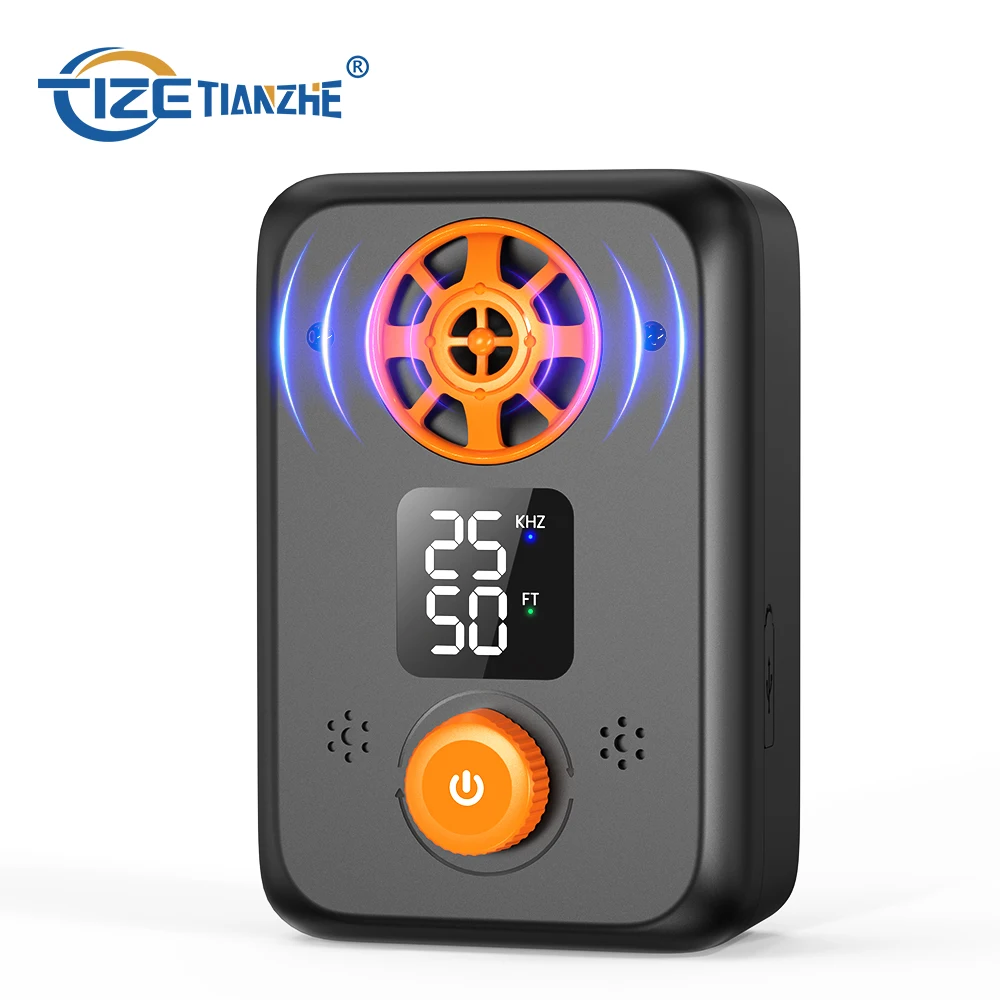 TIZE Upgraded  Ultrasonic Dog Bark Deterrent Devices Outdoor Bad Behaviors Training Aids