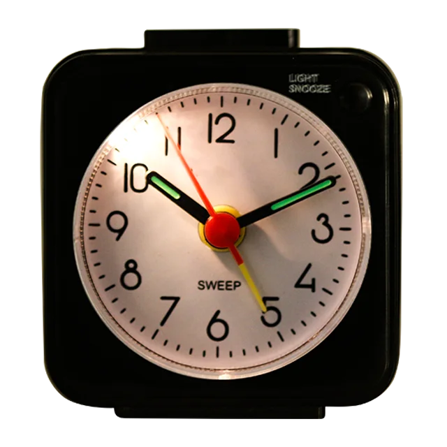 iMSH BB05508 Quartz analog clocks travel alarm clocks table wecker despertador bedside desk custom square travel alarm clock