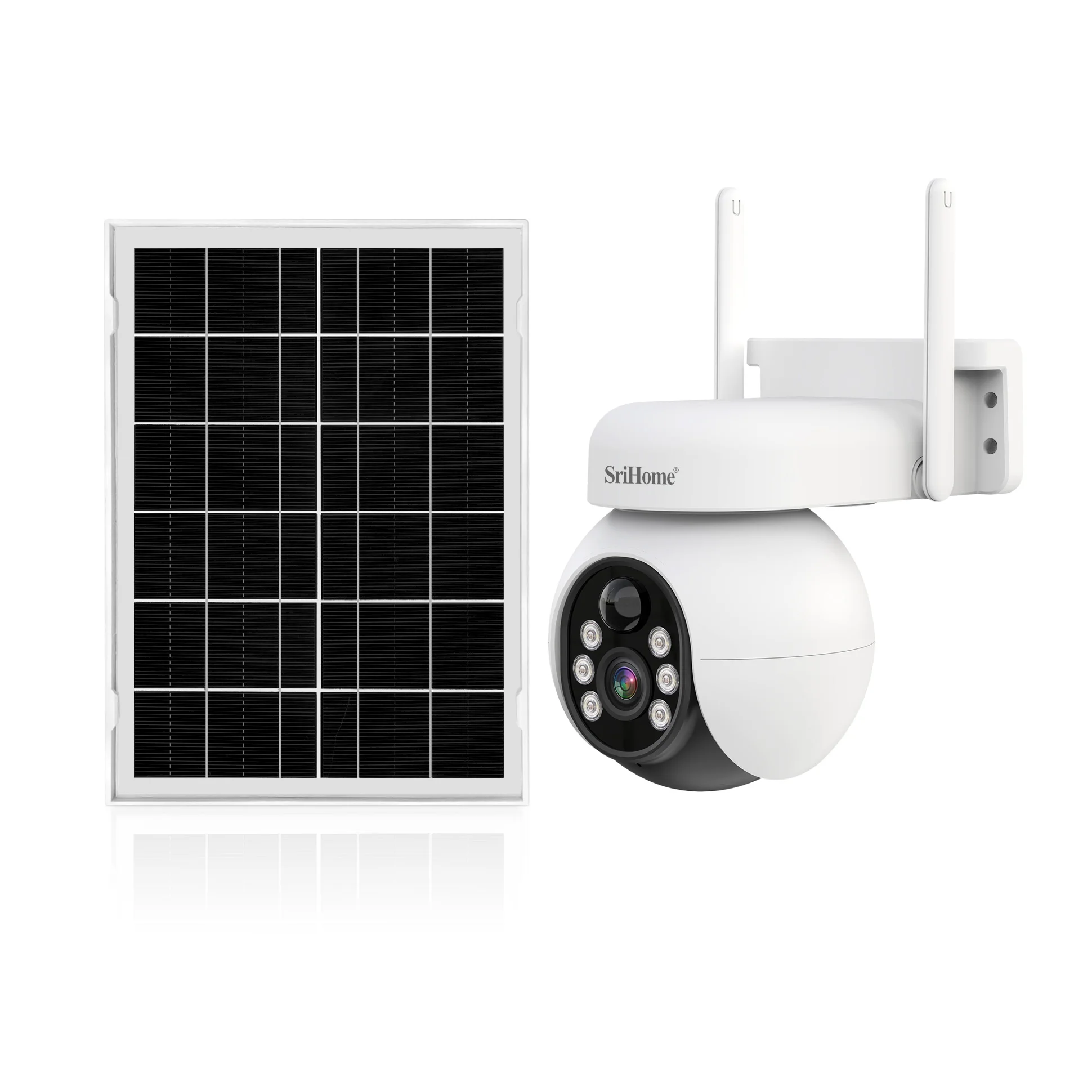 4MP Solar Cell Camera Security CCTV WIFI 4G Camera Pan Tilt Color HD Night Vision PTZ Surveillance Camera