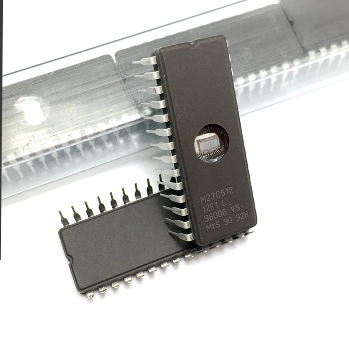 original and NEW ST IC512Kbit 64Kb x8 UV EPROM and OTP EPROM M27C512-12F1 M27C512