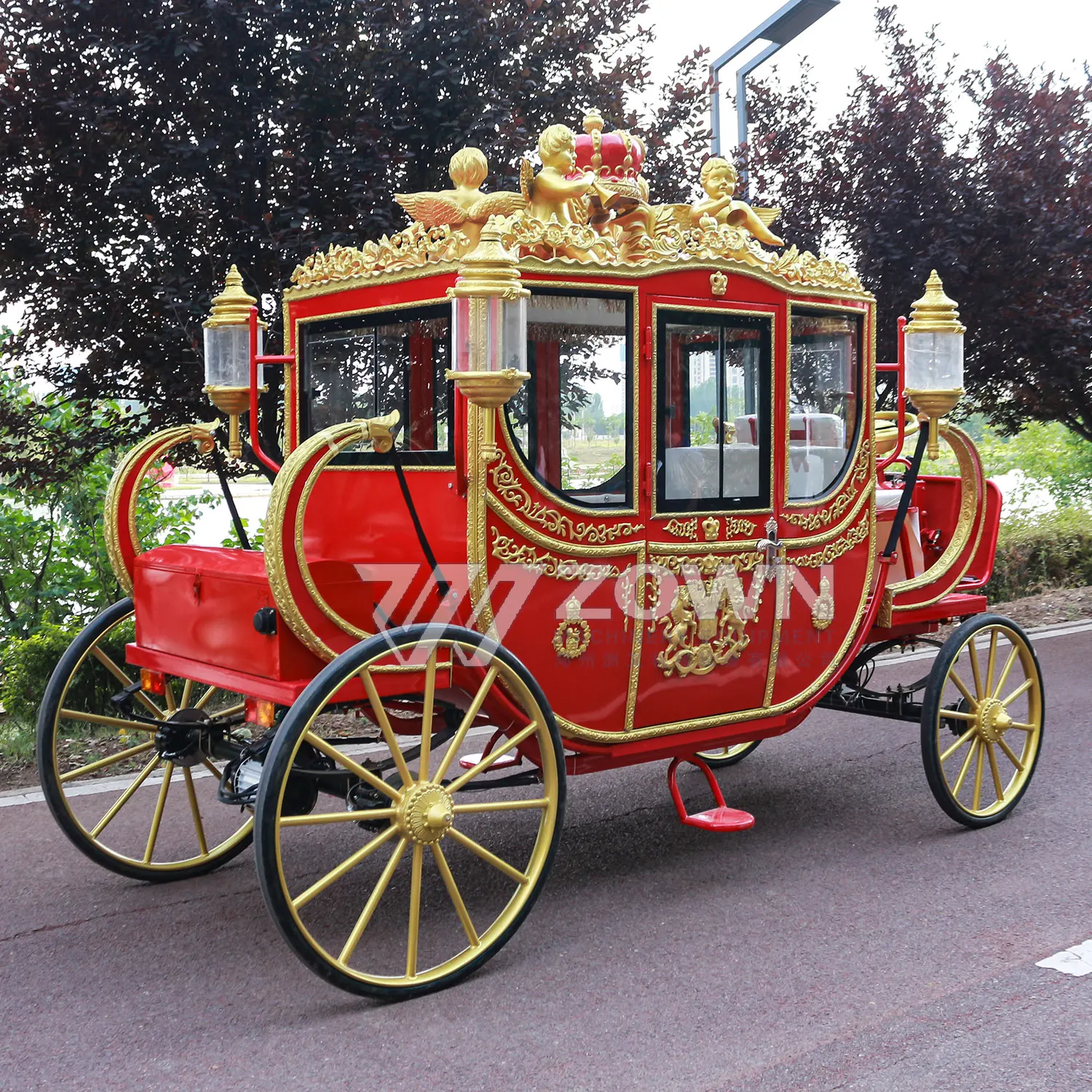 European style tourist attraction royal sightseeing carriage for sale at year end discount price / custom carriage color
