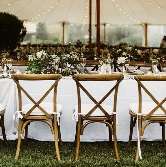 Outdoor Commercial Furniture Wood Cross Back Dining Restaurant Wooden Hotel Stacking Wedding Banquet Chair