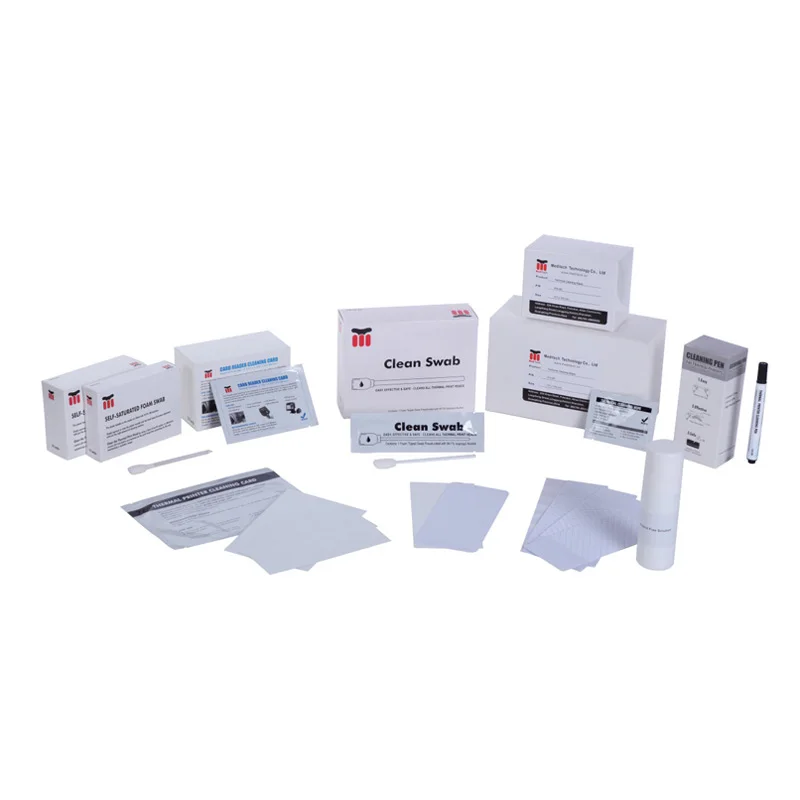 Pre-Moistened 99.9% Isopropyl Alcohol 2'*4' Cleaning Card for Thermal Printer