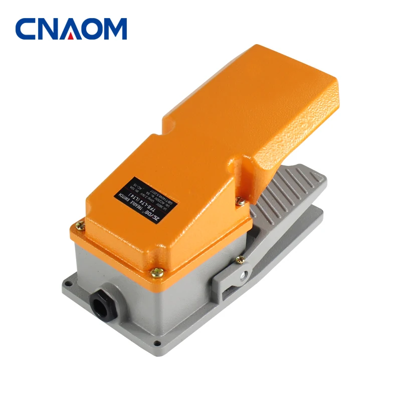 wholesale Material Aluminum 5A 15A AC 230V 380v LT4 Foot Switch Pedal Switch