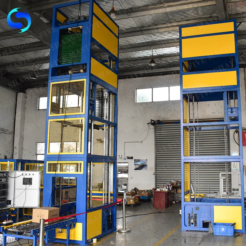 Z-type Continuous Transport Cargo Lift Vertical Reciprocating Conveyor