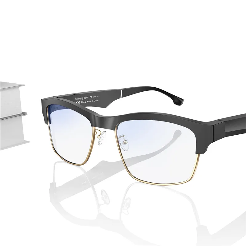 
Shenzhen Eyewear Factory Wholesale TR90 Euro Brand Fashion Eyewear Reading Glasses Blue tooth Smart Frames Eyewear Women Men 